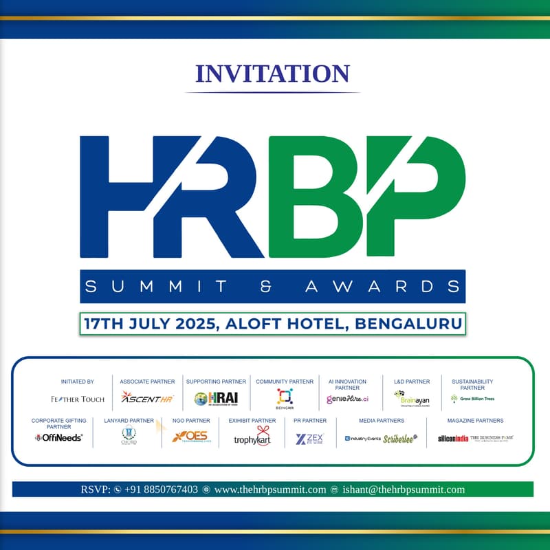 Cover Image for HRBP Summit & Awards 2025 - Bengaluru