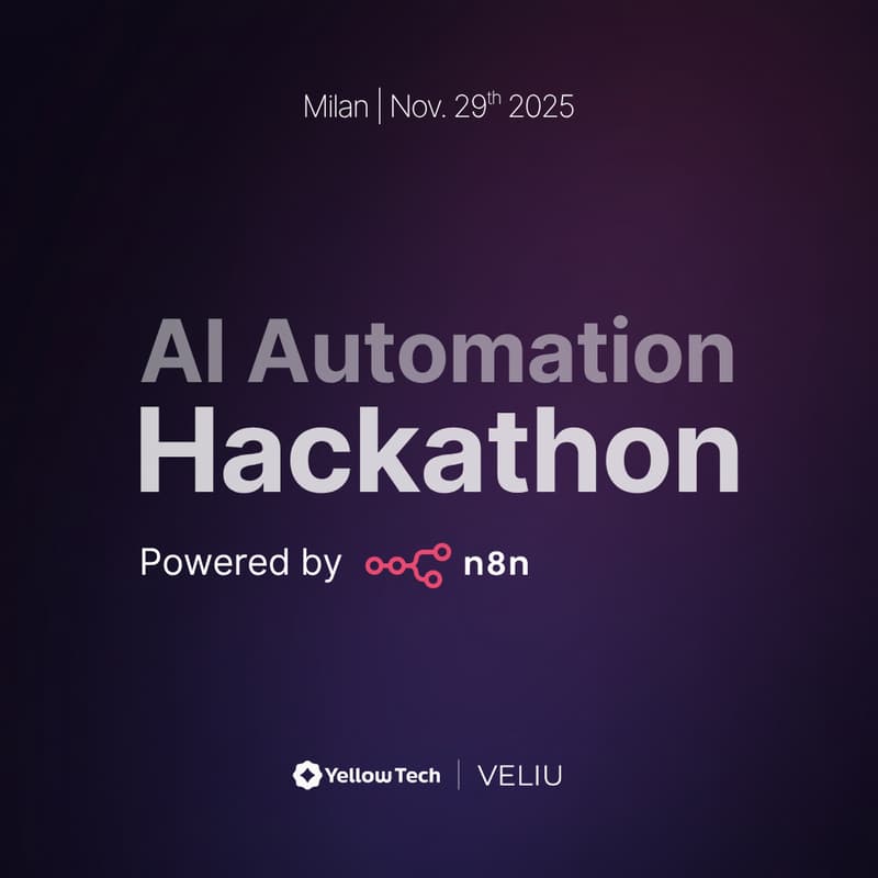 Cover Image for AI Automation Hackathon powered by n8n - Milan