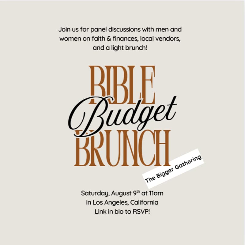 Cover Image for Bible Budget Brunch