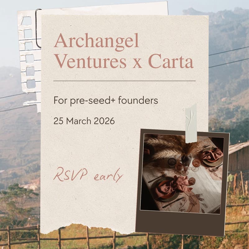 Cover Image for Founder Breakfast | Archangel Ventures x Carta