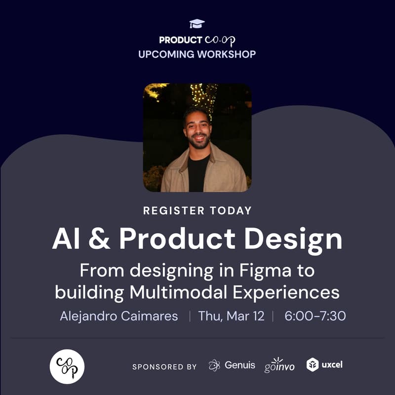 Cover Image for AI & Product Design: From designing in Figma to building Multimodal Experiences