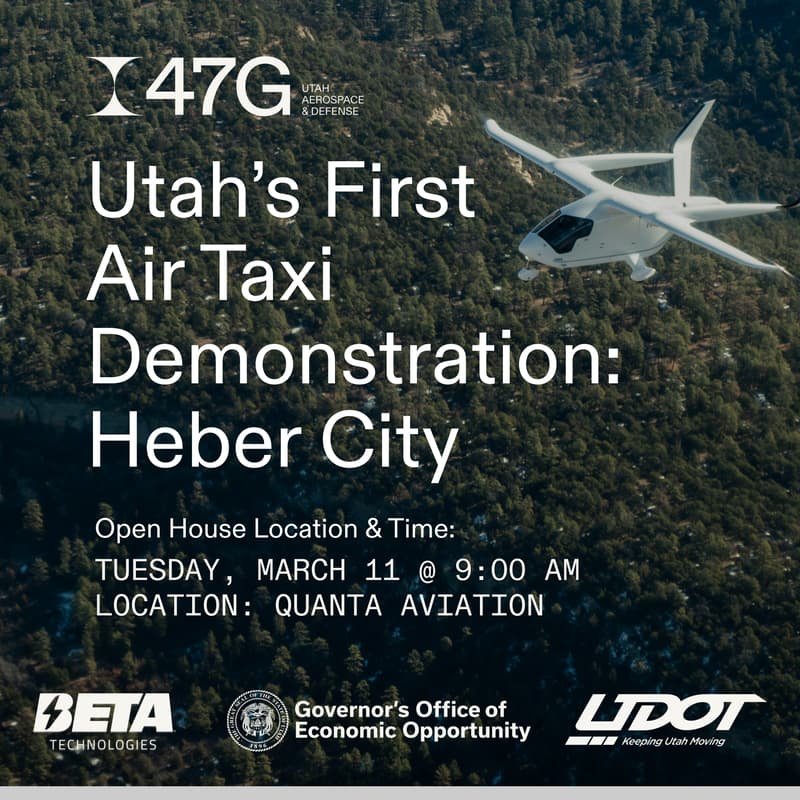 Cover Image for Utah's First Air Taxi Demonstration: Heber City