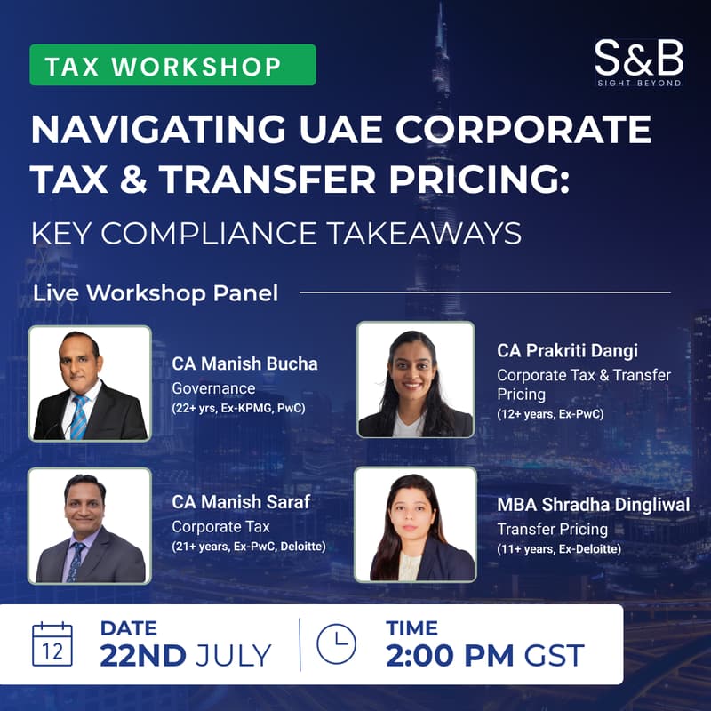 Cover Image for An Exclusive Workshop: Navigating UAE Corporate Tax & Transfer Pricing: Key Compliance Takeaways