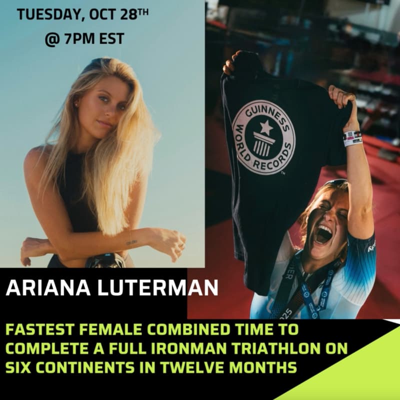 Cover Image for QLC Presents: Ariana Luterman -- IRONMAN World Record Holder