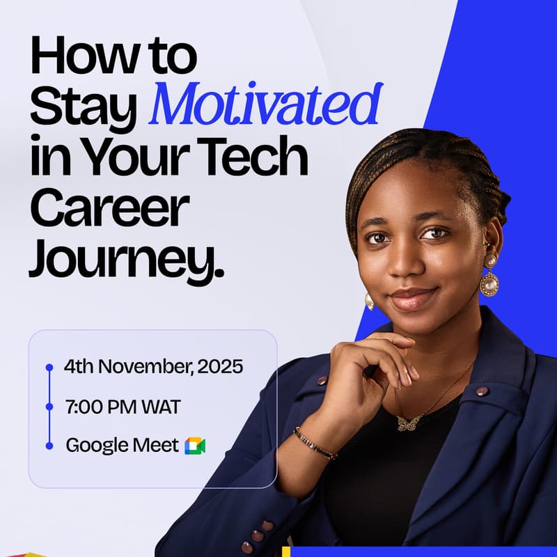 Cover Image for How to Stay Motivated in Your Tech Career Journey