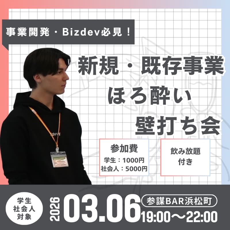 Cover Image for 新規事業・既存事業のほろ酔い壁打ち会