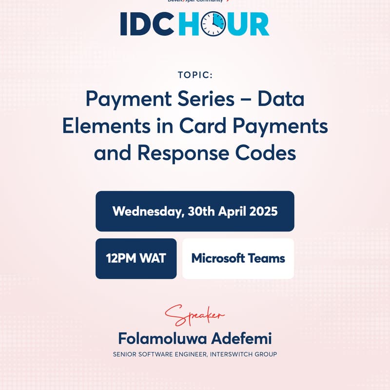 Cover Image for IDC Hour (April 2025)