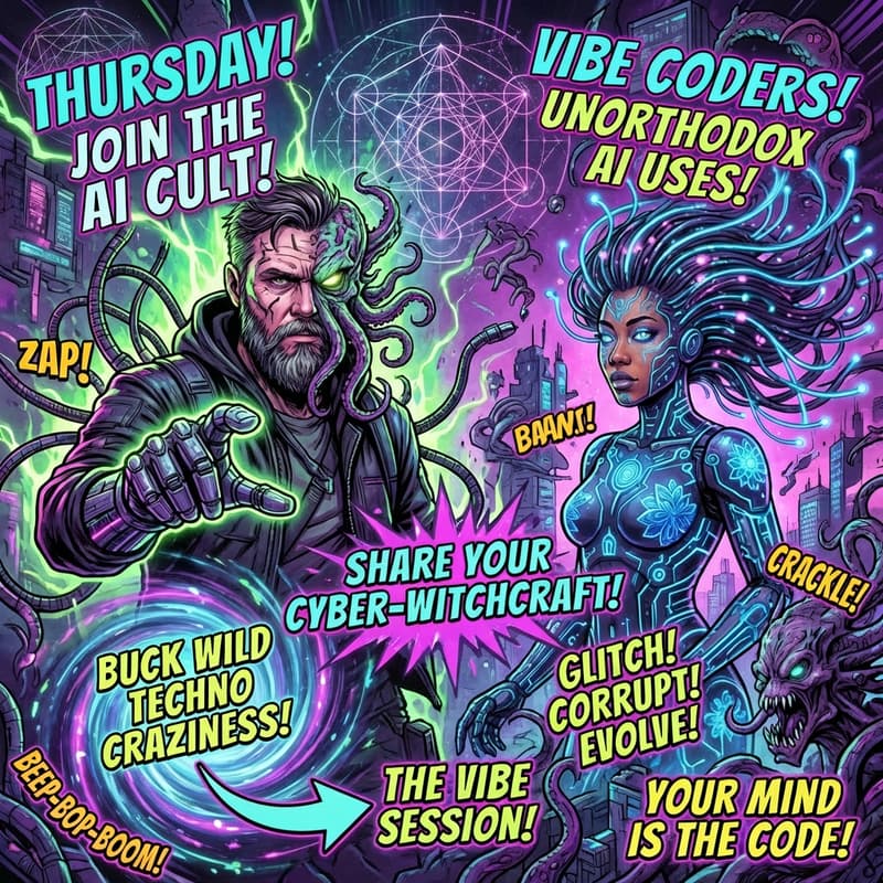 Cover Image for Vibe Coding Nights: Open Mic #1 - Open Registration