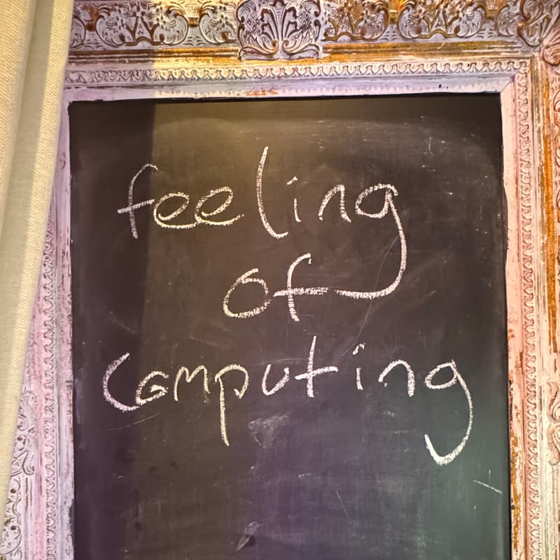 Cover Image for feeling of computing | london, february
