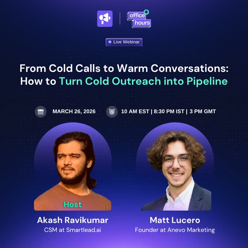 Cover Image for From Cold Calls to Warm Conversations: How to Turn Cold Outreach into Pipeline