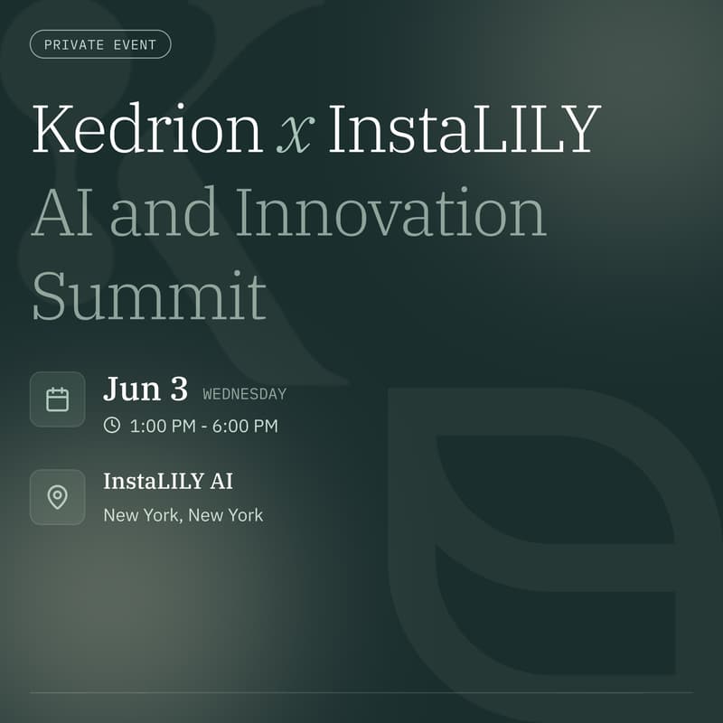 Cover Image for Kedrion x InstaLILY AI and Innovation Summit