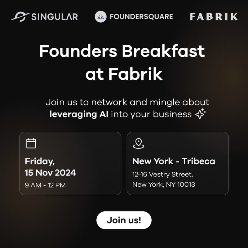 Cover Image for Founders Breakfast at Fabrik