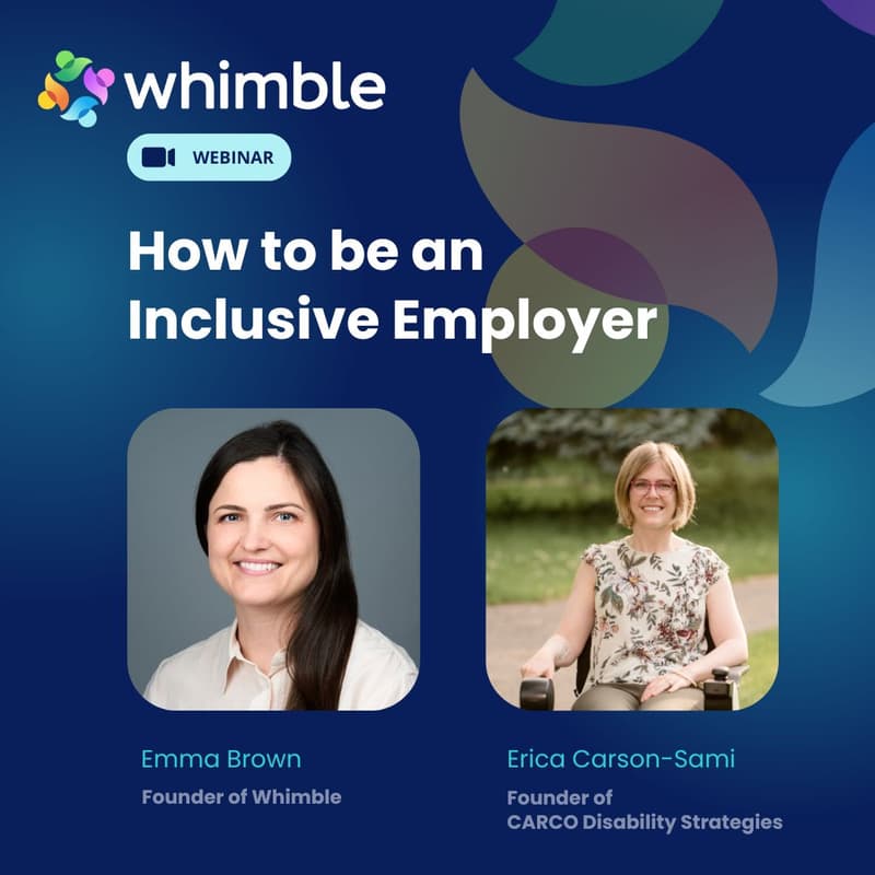 Cover Image for Whimble Webinar: How to be an Inclusive Employer