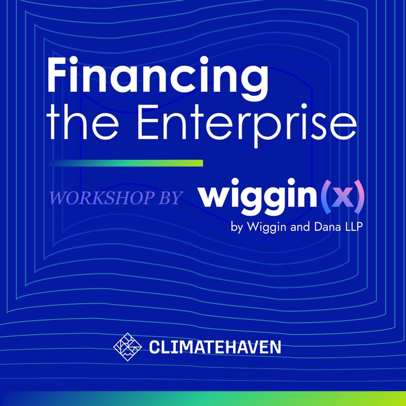Cover Image for Financing the Enterprise Workshop with Wiggin(x)