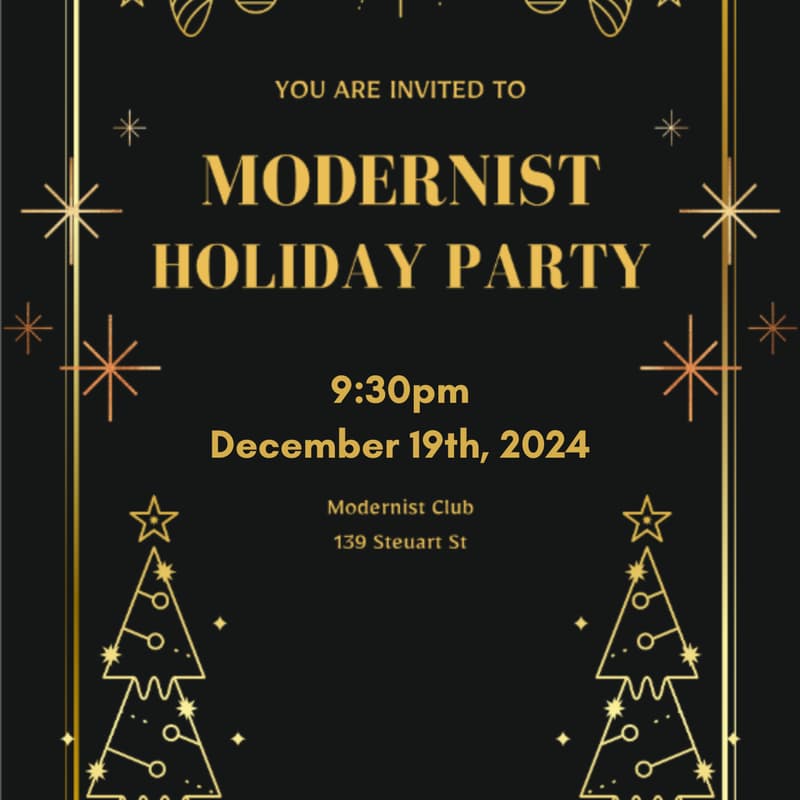 Cover Image for Modernist Holiday Party