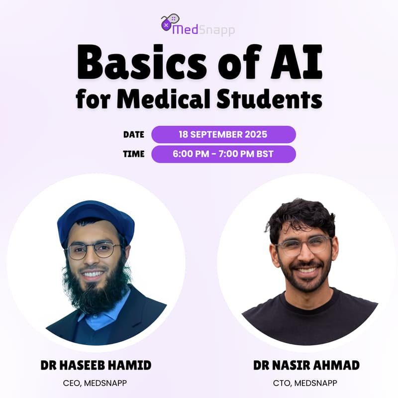 Cover Image for Basics of AI for Medical Students