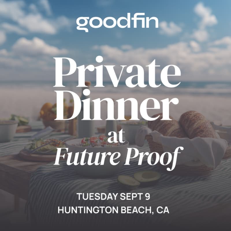 Cover Image for Private Dinner with goodfin @ FutureProof