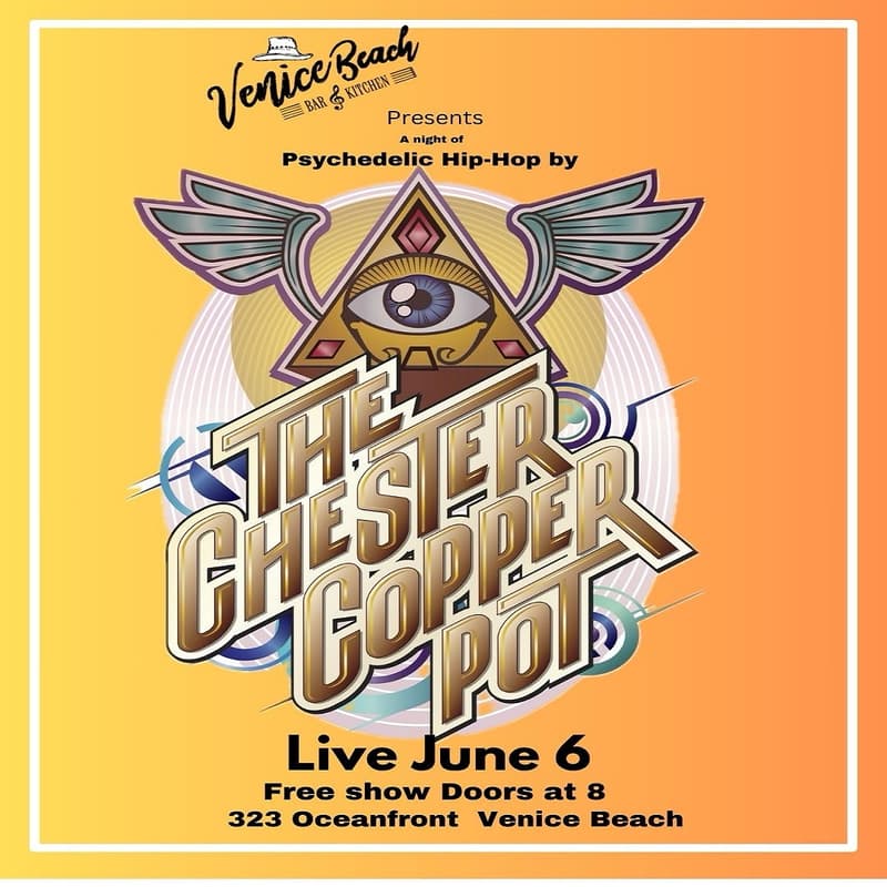 Cover Image for FREE SHOW The Chester Copper Pot LIVE at the Venice Beach Bar!