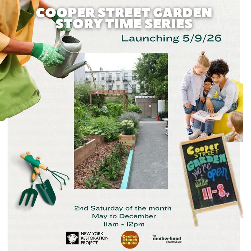 Cover Image for Kids Story Time at Cooper Street Garden