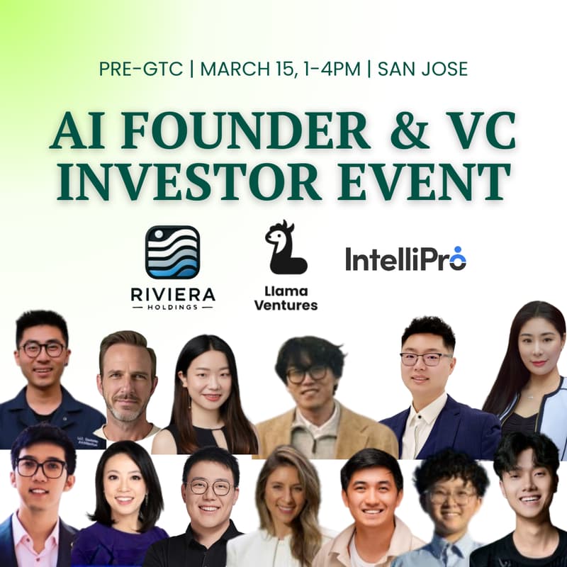 Cover Image for Pre-GTC | AI Founder & Investor Event (Invited Only)
