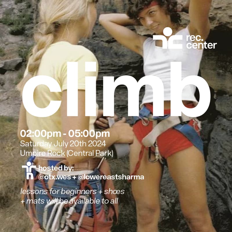 Cover Image for all levels climb w/ @otx.wes + @lowereastsharma