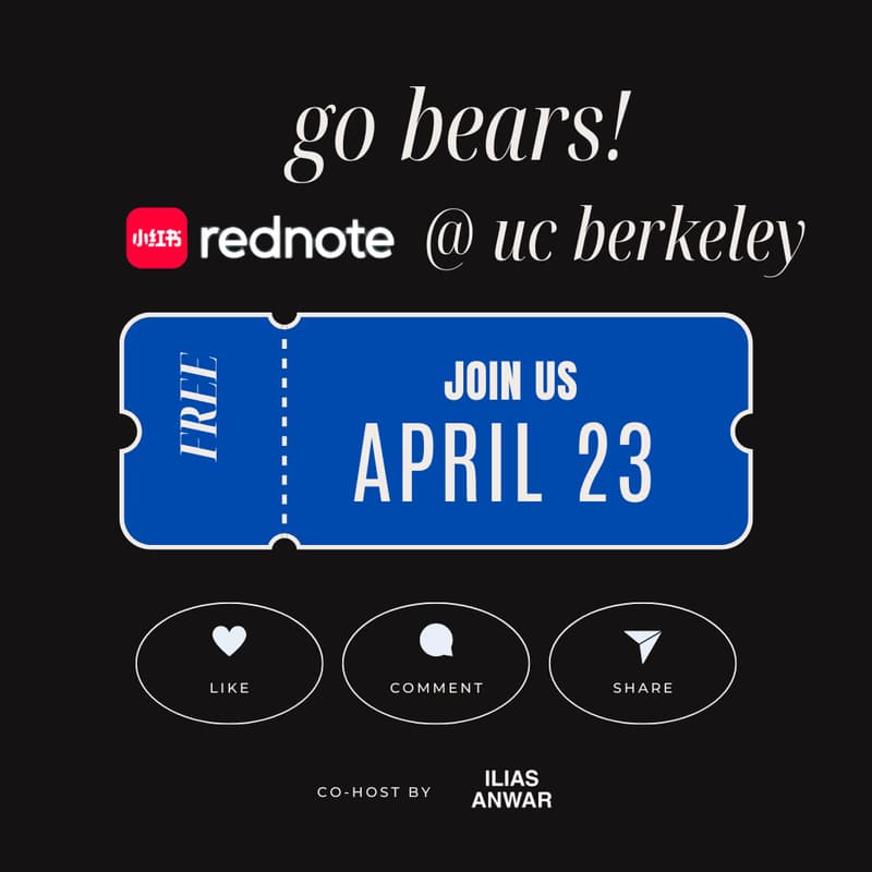 Cover Image for rednote @ UC Berkeley - creator workshop