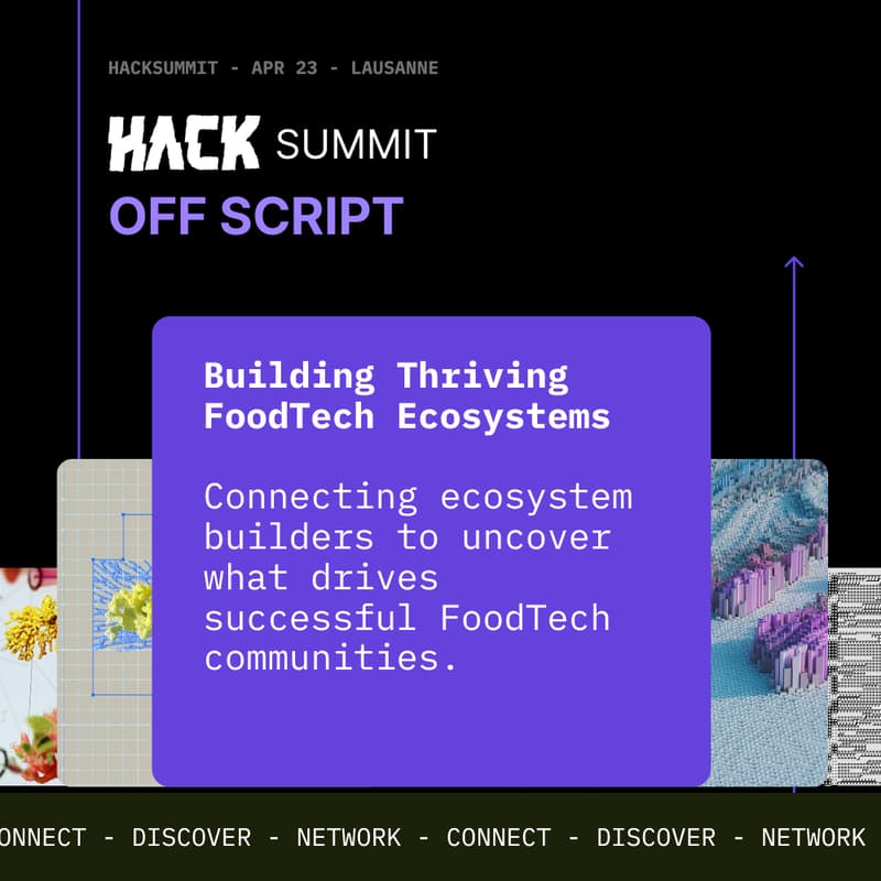 Cover Image for Hack Off Script: Building Thriving FoodTech Ecosystems