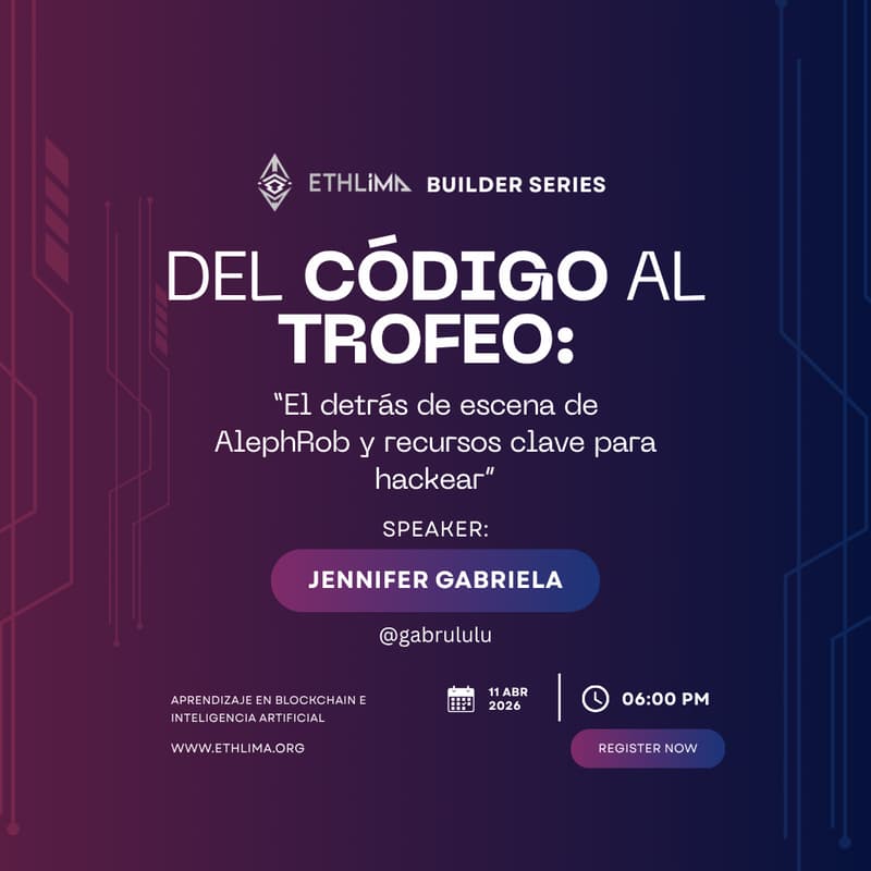 Cover Image for Builder Series - “Del código al trofeo: El detrás de escena de AlephRob y recursos clave para hackear”