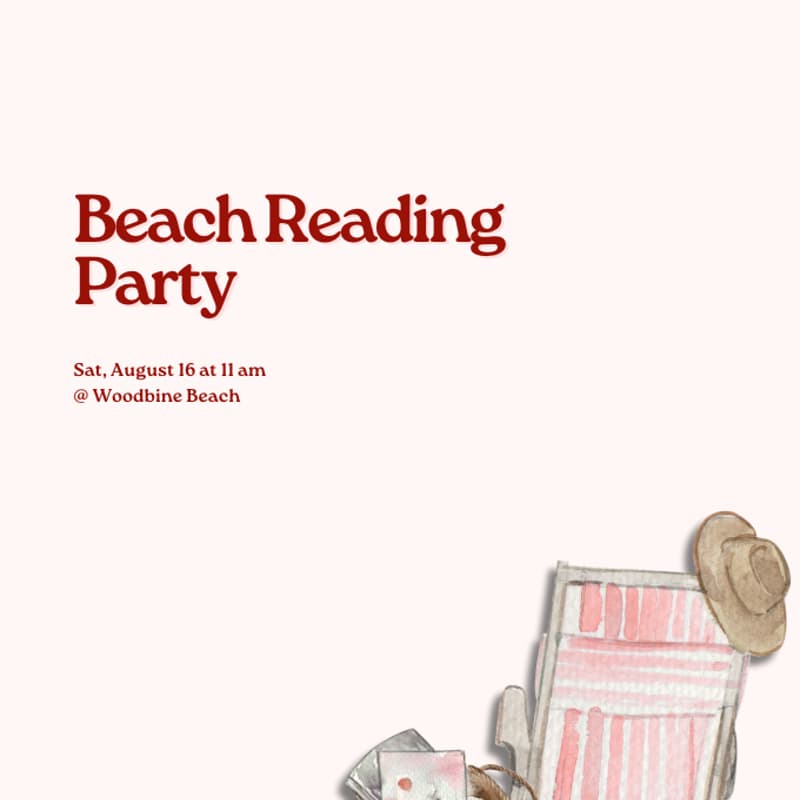 Cover Image for Beach Reading Party