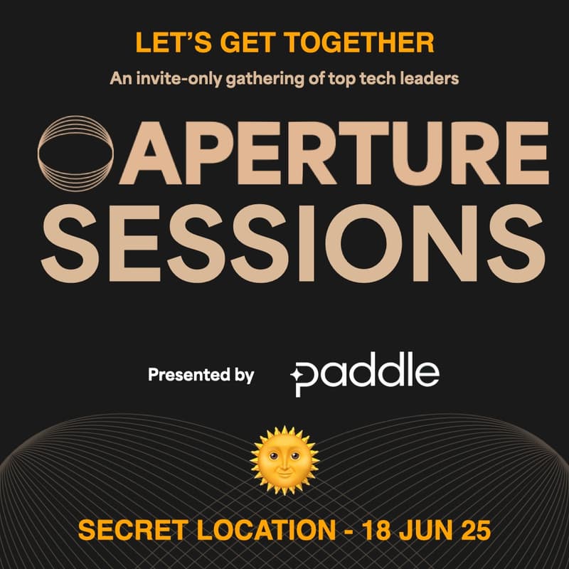 Cover Image for Aperture Sessions Berlin, sponsored by Paddle