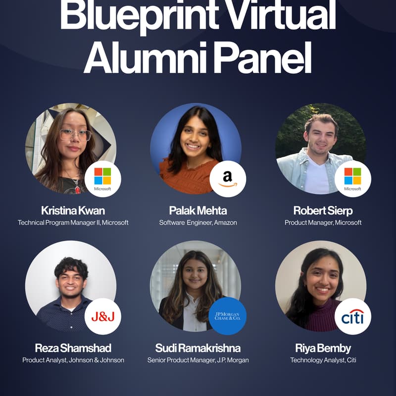 Cover Image for Blueprint Virtual Alumni Panel