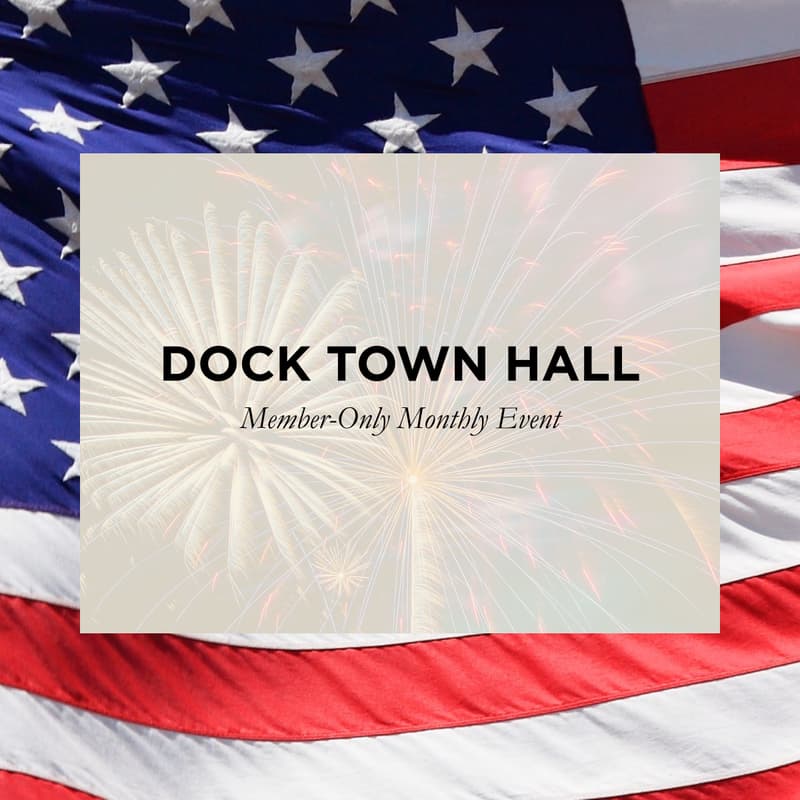 Cover Image for DOCK Town Hall - [Members Only]