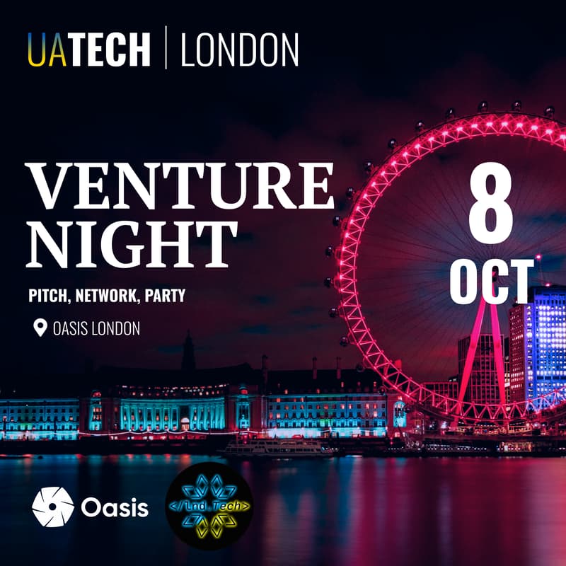 Cover Image for UAtech Venture Night London – The Ultimate Startup & Investor Experience!