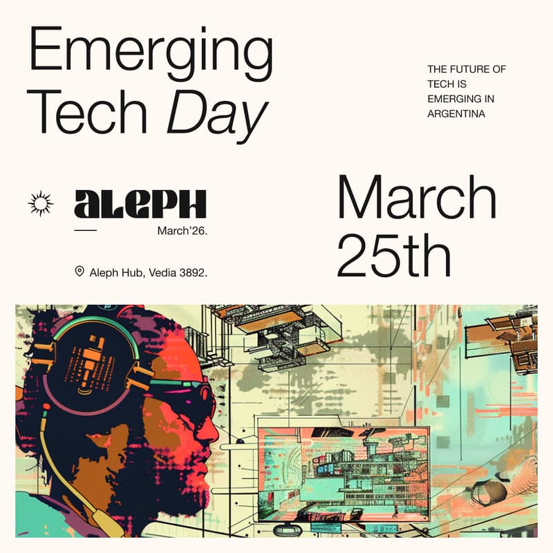 Cover Image for Emerging Tech Day - Aleph March '26