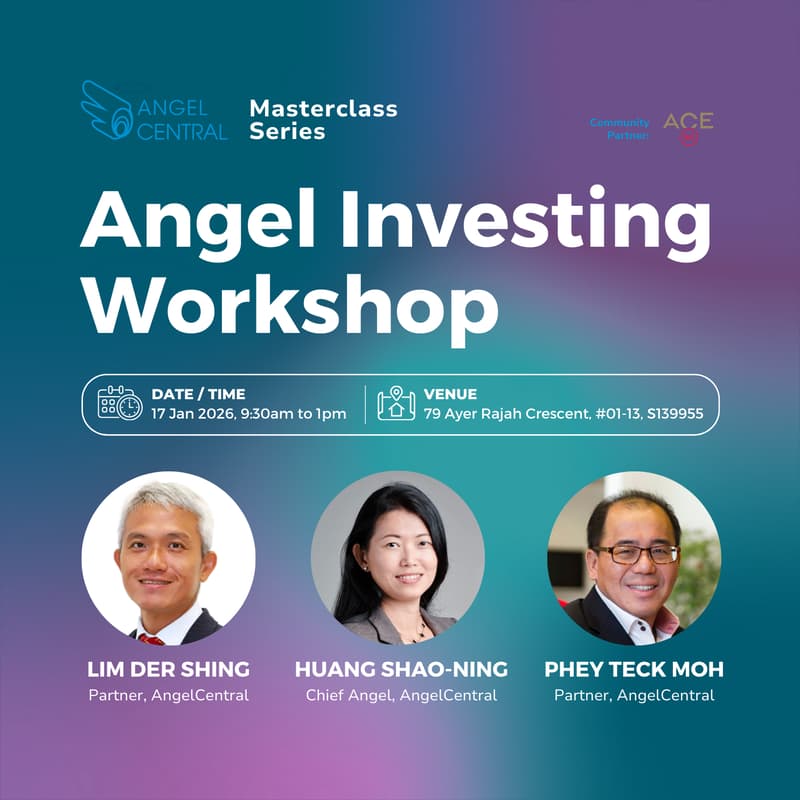 Cover Image for AngelCentral Masterclass Series: Angel Investing Workshop