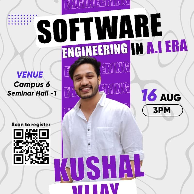Cover Image for Software Engineering in the AI Era @ BuildSchool by KIIT E-Cell