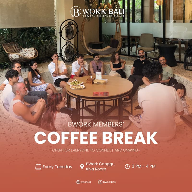 Cover Image for BWork Members Coffee Break!