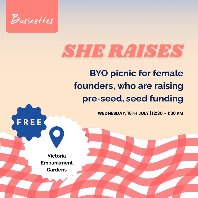 Cover Image for Businettes: A BYO Picnic for Fundraising Female Founders