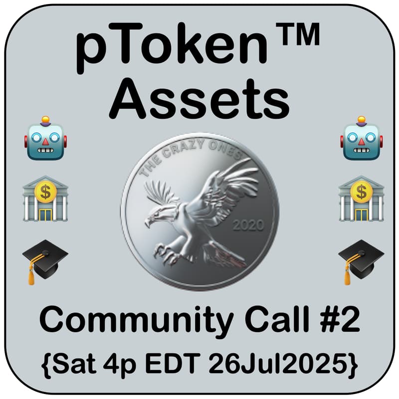 Cover Image for pToken™ Assets|🚀 Launch Event + Community Call