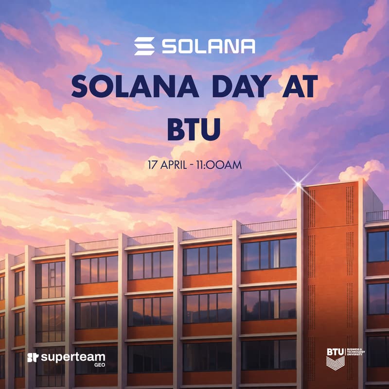 Cover Image for Solana Day At BTU