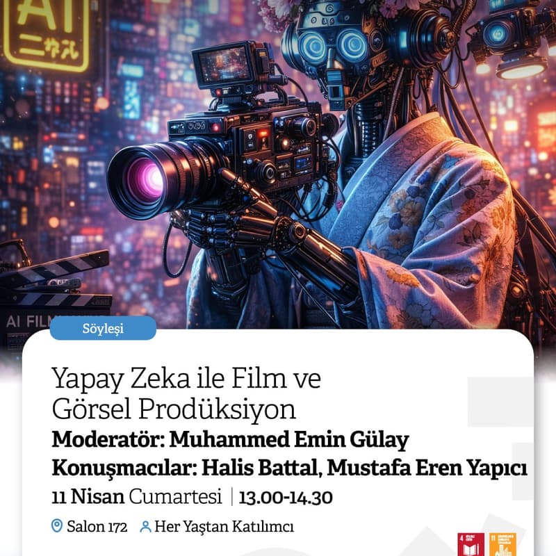 Cover Image for Yapay Zeka ile Film ve Görsel Prodüksiyon
