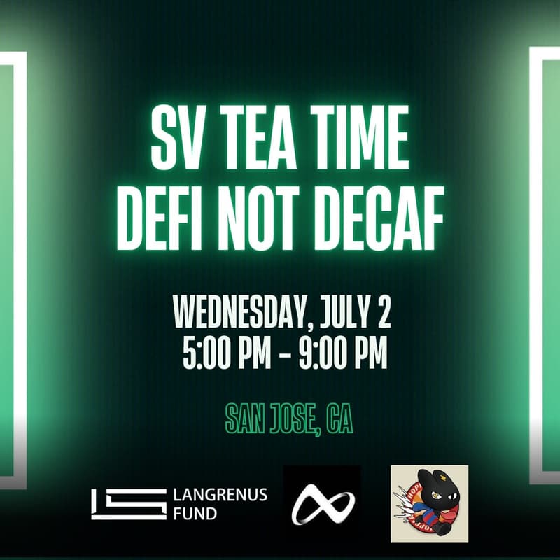 Cover Image for SV Tea Time: DeFi not Decaf