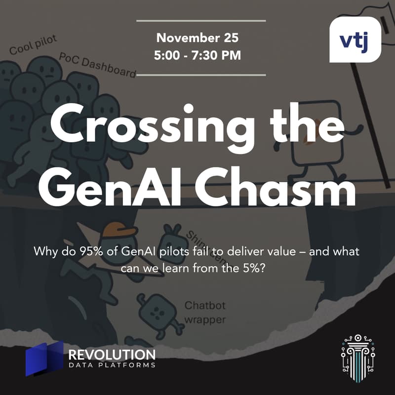 Cover Image for Crossing the GenAI Chasm with GovAI.fm, Revolution Data Platforms & Vancouver Tech Journal