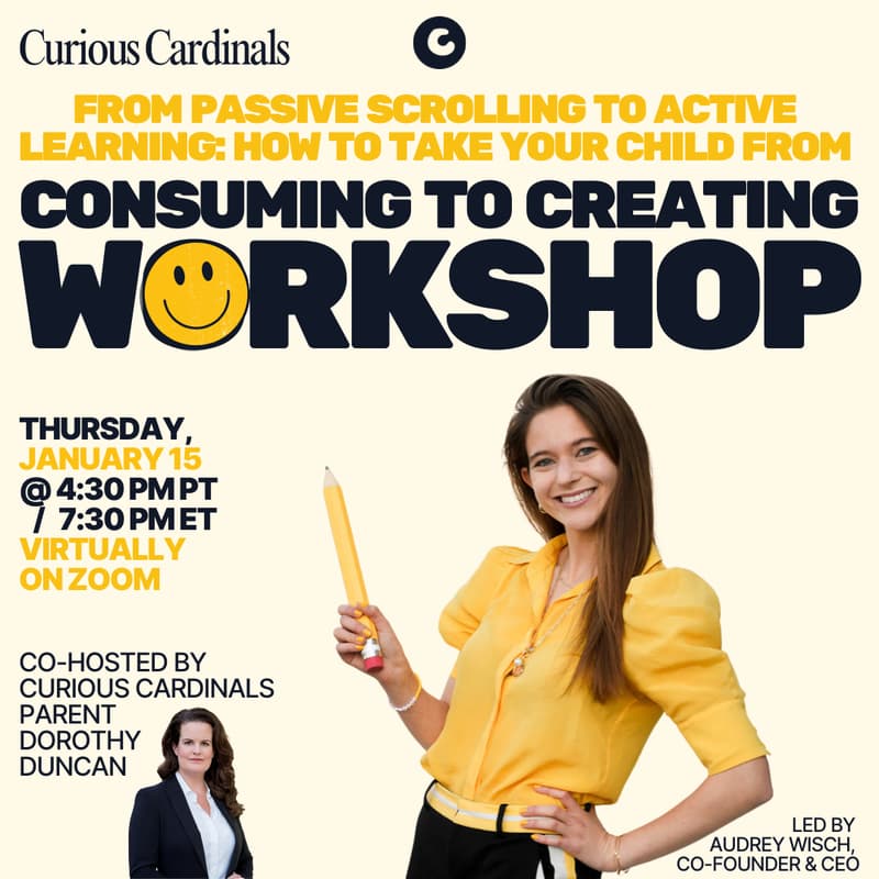 Cover Image for From Passive Scrolling to Active Learning: How to Take Your Child from Consuming to Creating