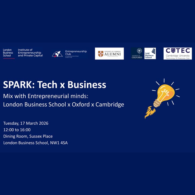 Cover Image for SPARK: Tech x Business @ London Business School