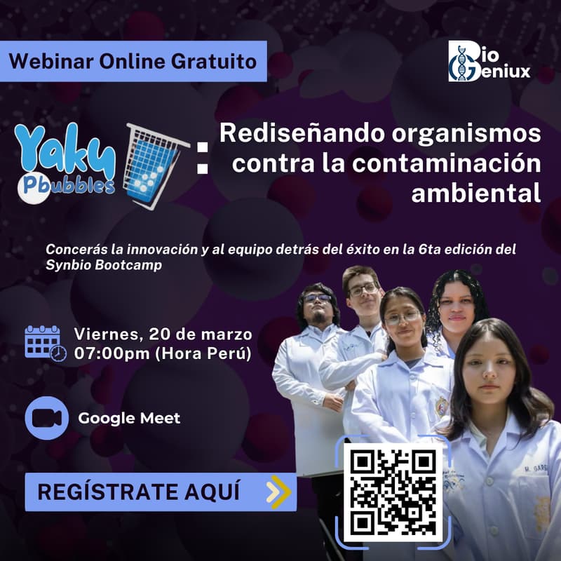 Cover Image for Yaku Pbubbles: Rediseñando organismos contra la contaminación ambiental