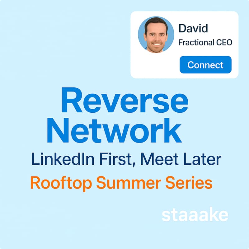 Cover Image for Reverse Network: Summer AI/Tech Rooftop Series