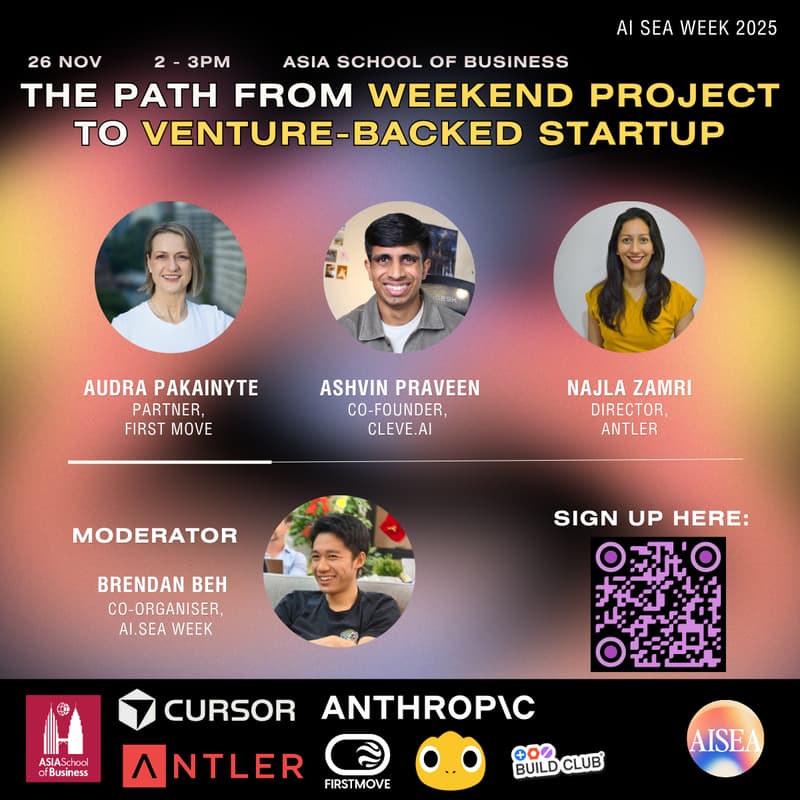 Cover Image for [Panel] The Path From Weekend Project to Venture-Backed Startup