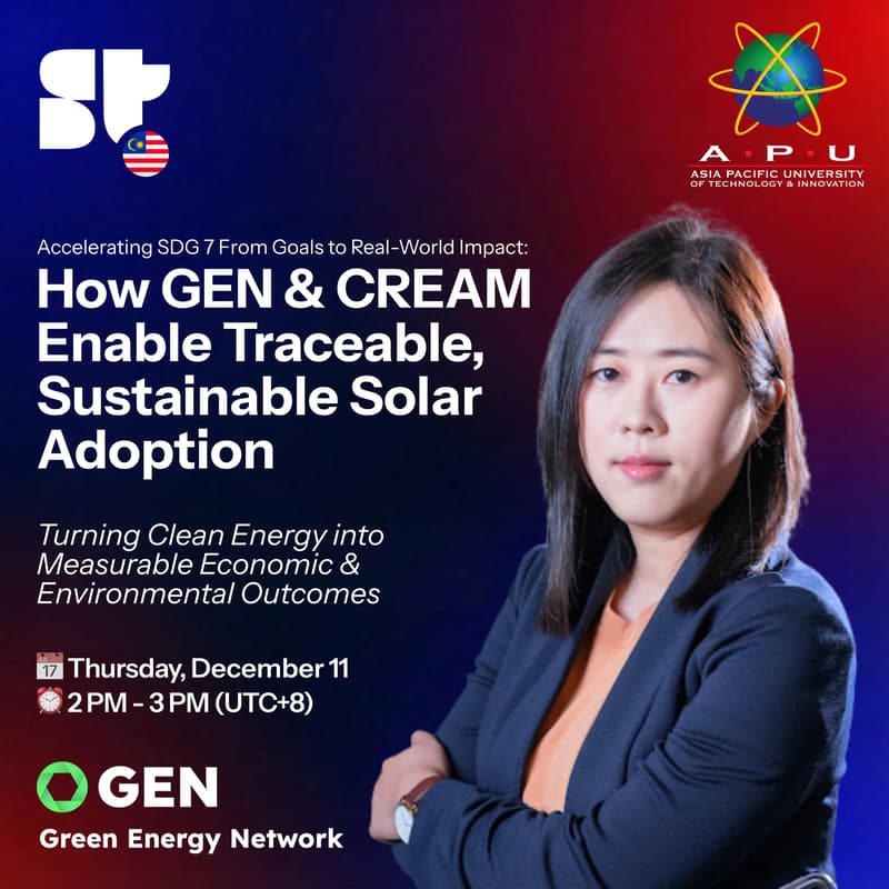 Cover Image for How GEN & CREAM Enable Traceable, Sustainable Solar Adoption