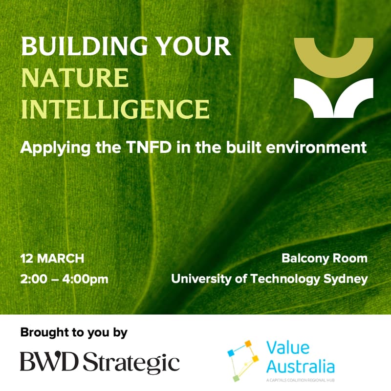 Cover Image for Building your Nature Intelligence: Applying the TNFD in Built Environment Decision-making